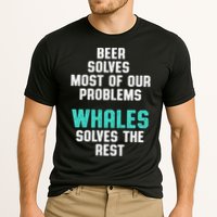 Whale Lover Solves Save The Whales Earth Day Funny Gift Performance Shirt