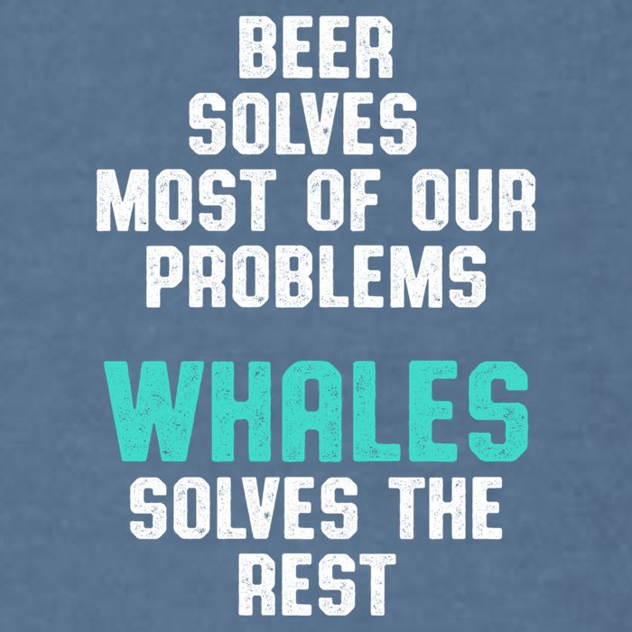 Whale Lover Solves Save The Whales Earth Day Funny Gift Garment-Dyed Sweatshirt