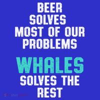 Whale Lover Solves Save The Whales Earth Day Funny Gift Magnet