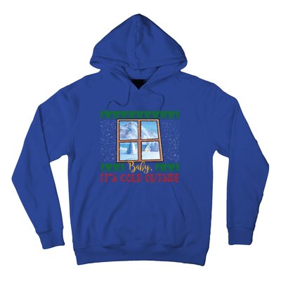 Winter Landscape Snow Christmas ItS Cold Outside Meaningful Gift Hoodie