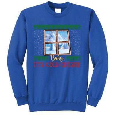 Winter Landscape Snow Christmas ItS Cold Outside Meaningful Gift Sweatshirt