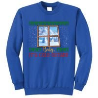 Winter Landscape Snow Christmas ItS Cold Outside Meaningful Gift Tall Sweatshirt