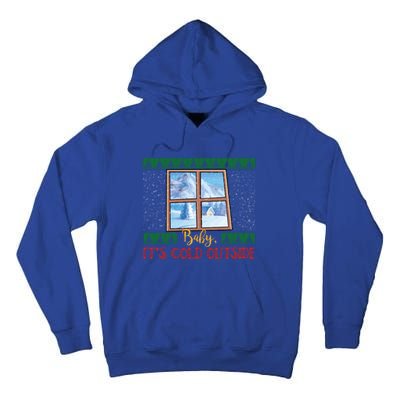 Winter Landscape Snow Christmas ItS Cold Outside Meaningful Gift Tall Hoodie