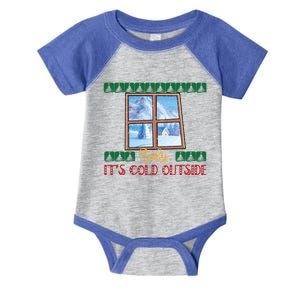 Winter Landscape Snow Christmas ItS Cold Outside Meaningful Gift Infant Baby Jersey Bodysuit