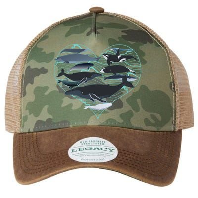 Whale Lover Save The Whales Legacy Tie Dye Trucker Hat