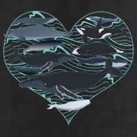 Whale Lover Save The Whales 25L Jumbo Tote