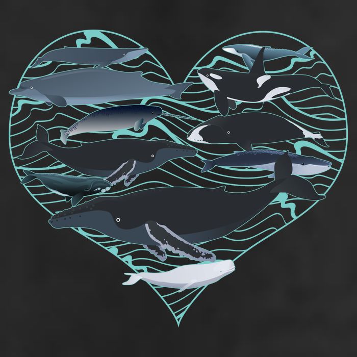 Whale Lover Save The Whales 25L Jumbo Tote