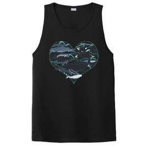 Whale Lover Save The Whales PosiCharge Competitor Tank