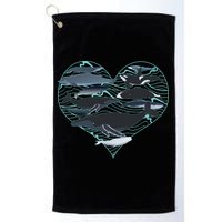 Whale Lover Save The Whales Golf Towel