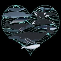Whale Lover Save The Whales Cropped Pullover Crew