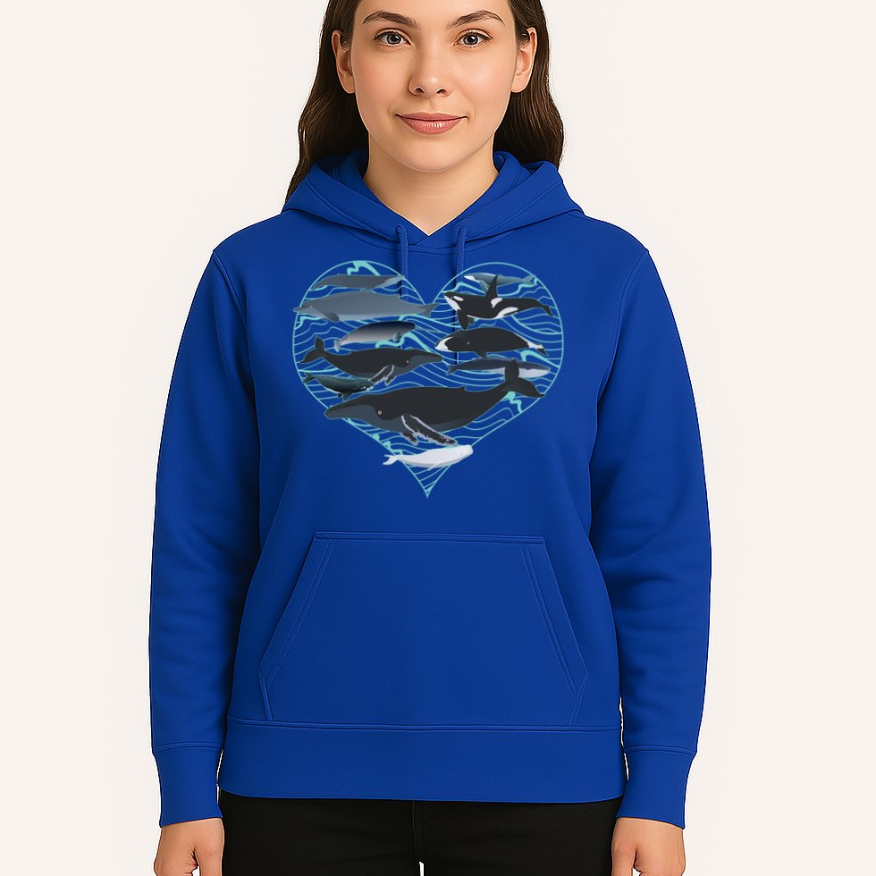 Whale Lover Save The Whales Hoodie