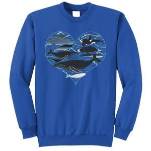 Whale Lover Save The Whales Sweatshirt