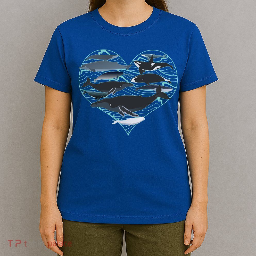 Whale Lover Save The Whales T-Shirt