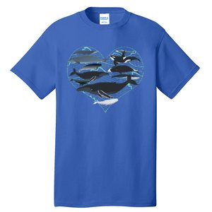 Whale Lover Save The Whales Tall T-Shirt