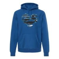 Whale Lover Save The Whales Premium Hoodie