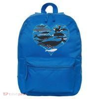 Whale Lover Save The Whales 16 in Basic Backpack