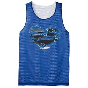 Whale Lover Save The Whales Mesh Reversible Basketball Jersey Tank