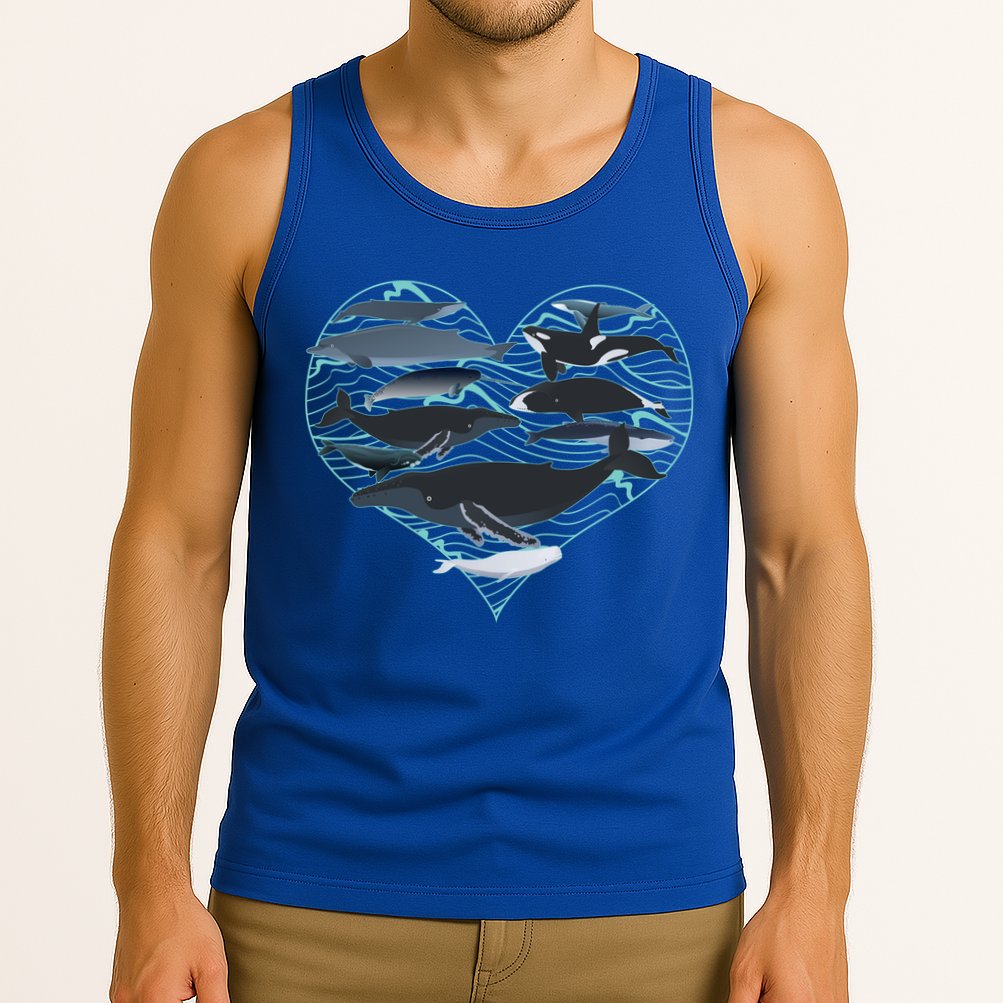 Whale Lover Save The Whales Tank Top