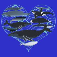 Whale Lover Save The Whales Women's V-Neck T-Shirt