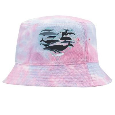 Whale Lover Save The Whales Tie-Dyed Bucket Hat