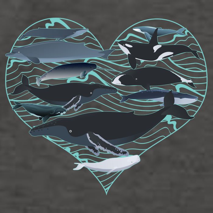 Whale Lover Save The Whales Vector Backpack