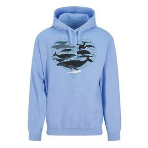 Whale Lover Save The Whales Unisex Surf Hoodie