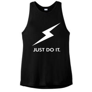 Walkeramerica Lightning Strike Walker Just Do It Ladies PosiCharge Tri-Blend Wicking Tank