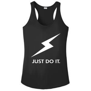 Walkeramerica Lightning Strike Walker Just Do It Ladies PosiCharge Competitor Racerback Tank