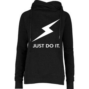 Walkeramerica Lightning Strike Walker Just Do It Womens Funnel Neck Pullover Hood