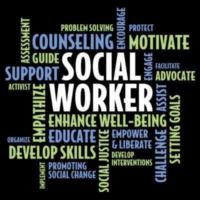 Words LCSW Social Work Month Gift For Social Worker T-Shirt