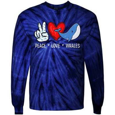 Whale Lover S, Funny Whale , Whale Gifts, Whale Tie-Dye Long Sleeve Shirt