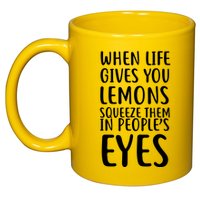 Life Give You Lemons 11oz C Handle Ceramic Mug
