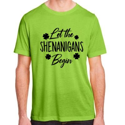 Womens Let The Shenanigans Begin Ing St Patricks Day TShirt Adult ChromaSoft Performance T-Shirt