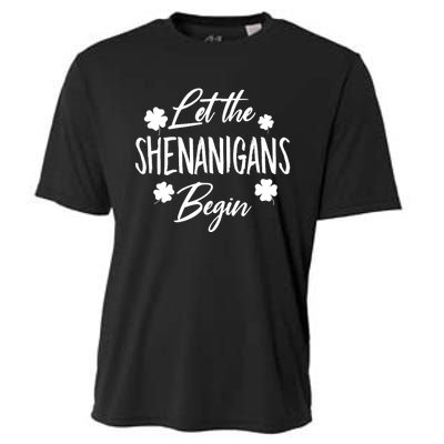 Womens Let The Shenanigans Begin Ing St Patricks Day TShirt Cooling Performance Crew T-Shirt