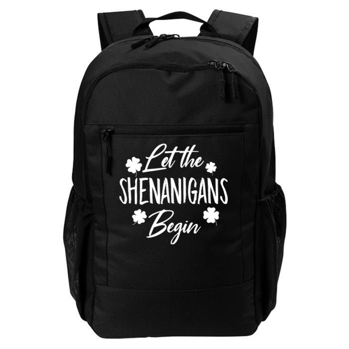 Womens Let The Shenanigans Begin Ing St Patricks Day TShirt Daily Commute Backpack