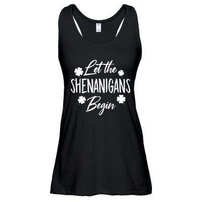 Womens Let The Shenanigans Begin Ing St Patricks Day TShirt Ladies Essential Flowy Tank