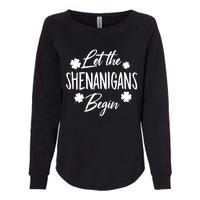 Womens Let The Shenanigans Begin Ing St Patricks Day TShirt Womens California Wash Sweatshirt