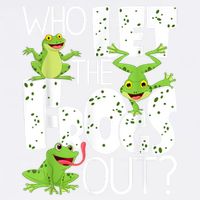Who Let The Frogs Out Funny Amphibian Lover Frog Owner Garment-Dyed Sweatshirt