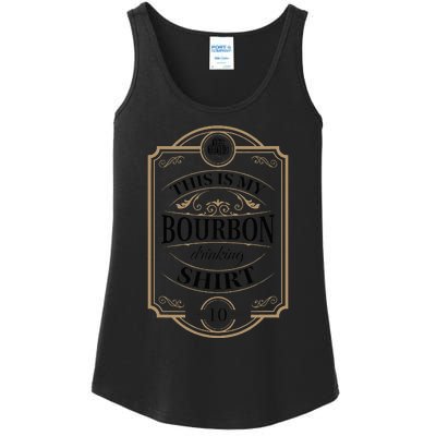 Whiskey Lover This Is My Bourbon Drinking Ladies Essential Tank