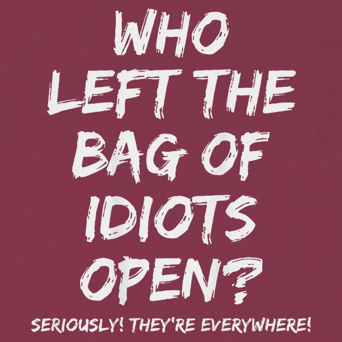 Who Left The Bag Of Idiots Open 16oz Travel Tumbler