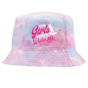 Waterski Love To Water Ski Waterskiing Gift Tie-Dyed Bucket Hat