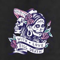With Love Till Death Day Of The Dead Adult Drive Performance Visor