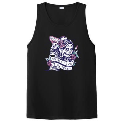 With Love Till Death Day Of The Dead PosiCharge Competitor Tank