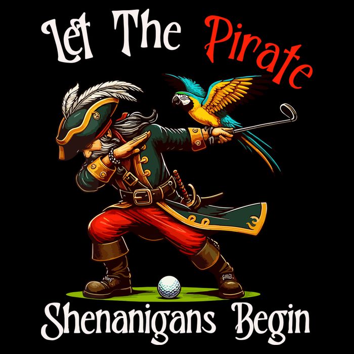 Wo Let The Pirate Shenanigans Begin Golf Pirate Halloween. Bucket Hat