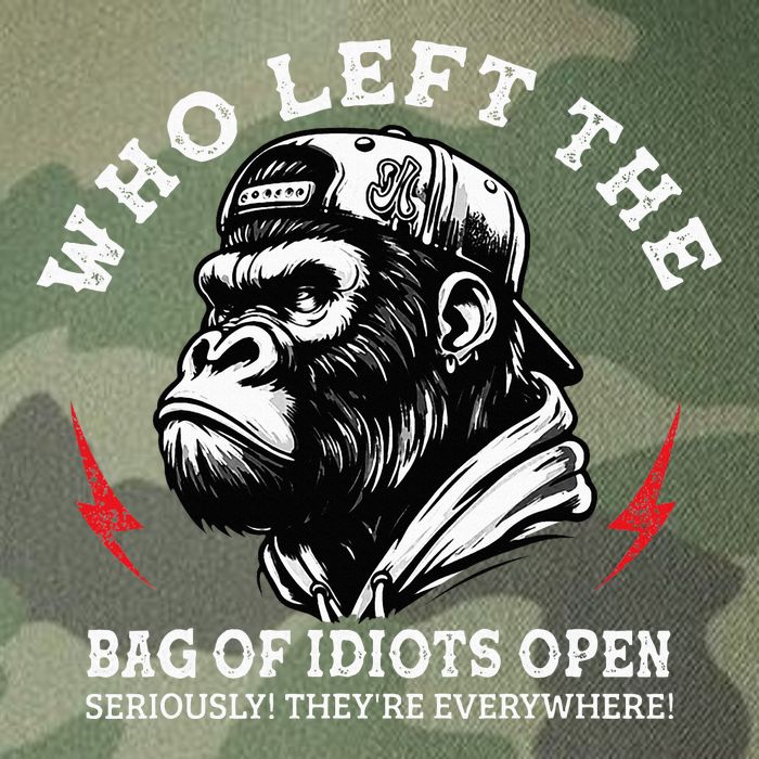 Who Left The Bag Of Idiots Open Seriously TheyRe Everywhere Legacy Tie Dye Trucker Hat