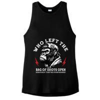 Who Left The Bag Of Idiots Open Seriously TheyRe Everywhere Ladies PosiCharge Tri-Blend Wicking Tank