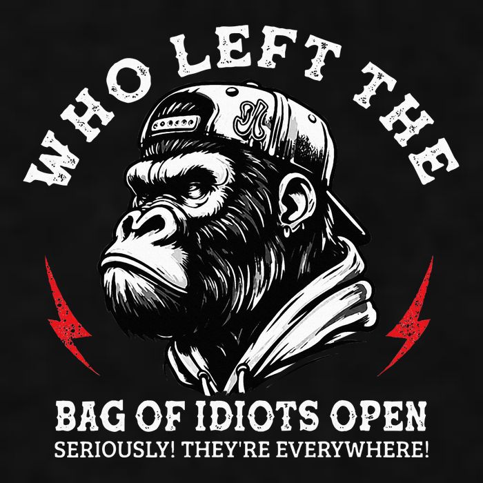 Who Left The Bag Of Idiots Open Seriously TheyRe Everywhere Ladies PosiCharge Tri-Blend Wicking Tank