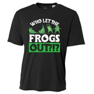 Who Let The Frogs Out Cooling Performance Crew T-Shirt