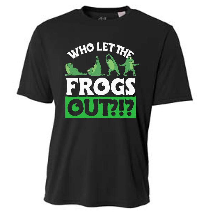 Who Let The Frogs Out Cooling Performance Crew T-Shirt