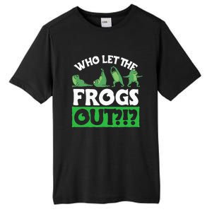 Who Let The Frogs Out Tall Fusion ChromaSoft Performance T-Shirt